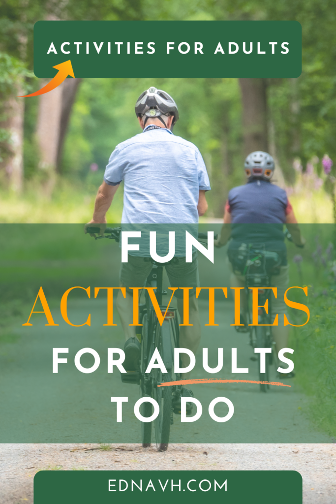 fun activities for adults such as bike riding